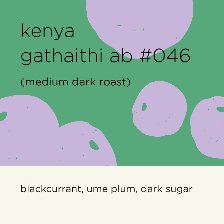 KENYA GATHAITHI AB #046 (medium dark roast)