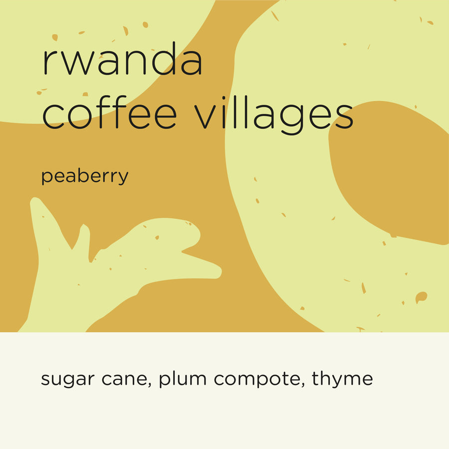 RWANDA COFFEE VILLAGES - peaberry