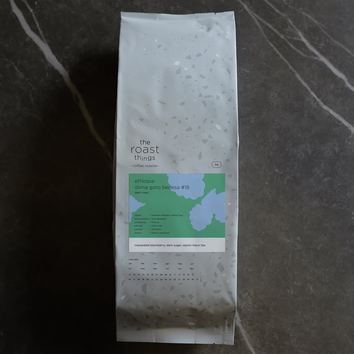 ETHIOPIA DIIMA GORO BEDESA #18 (dark roast)